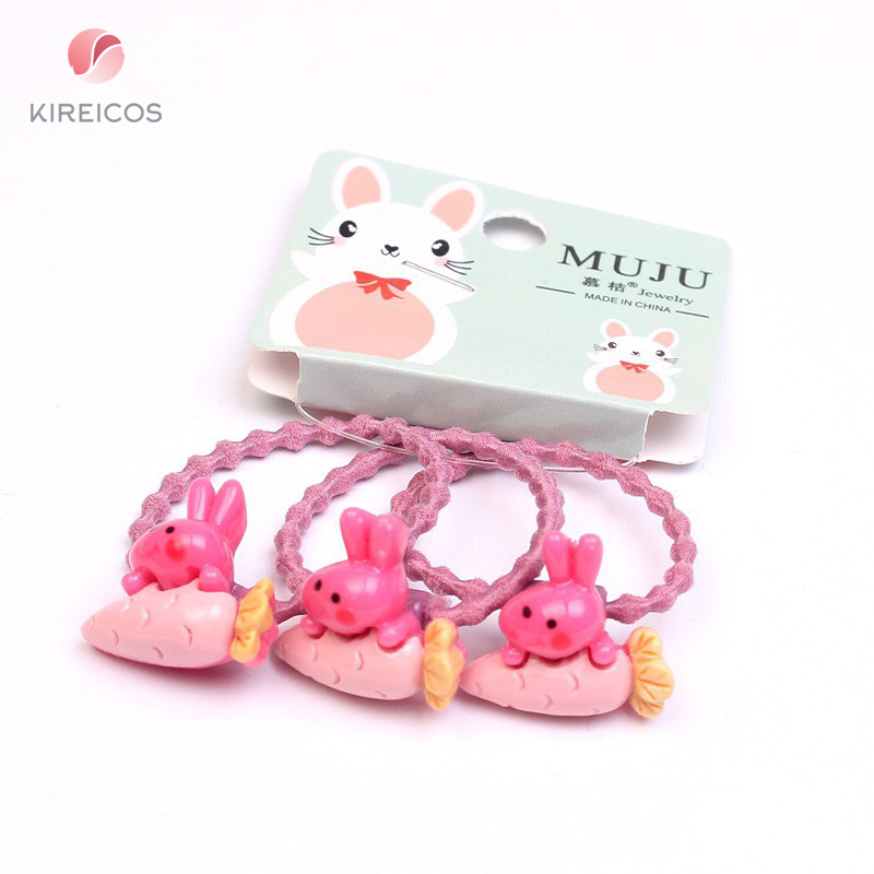 [HCM]Set 3 Sợi Dây Cột Tóc Cho Bé Hình Thú Đủ Mẫu B224