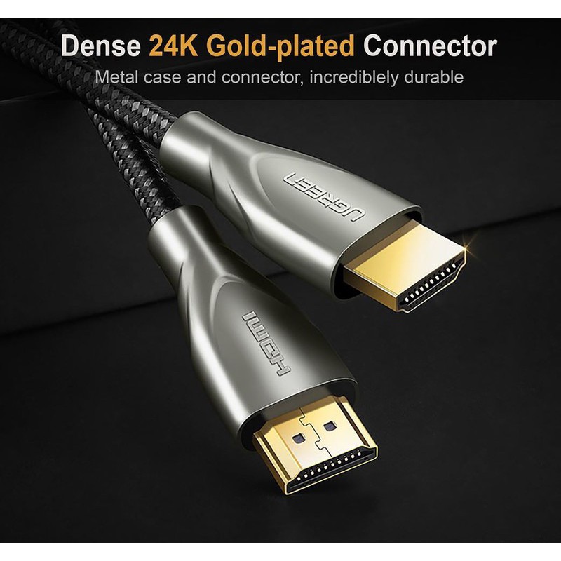 Cáp HDMI 2.0 Dài 1M Sợi Carbon Cao Cấp UGREEN 50106