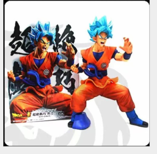 [HCM]Mô hình Figure dragon ball 7 viên ngọc rồng songoku saiyan tóc xanh 18cm
