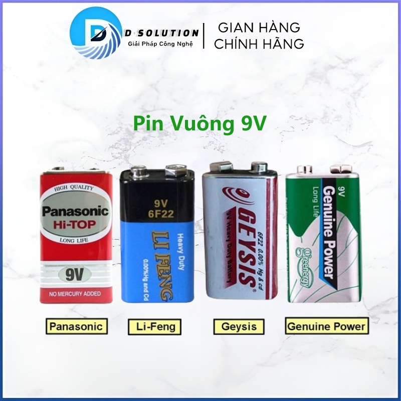 Pin 9V Mới Loại Xịn (mẫu ngẫu nhiên)
