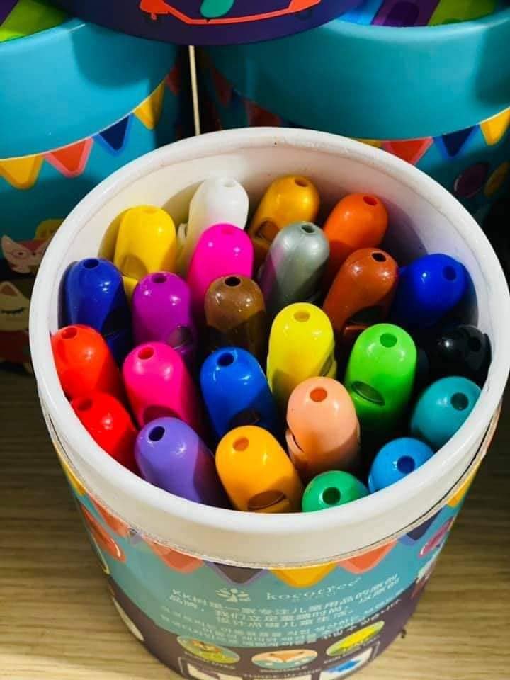 Hộp 24 màu sáp Silky Crayon KOCOTREE