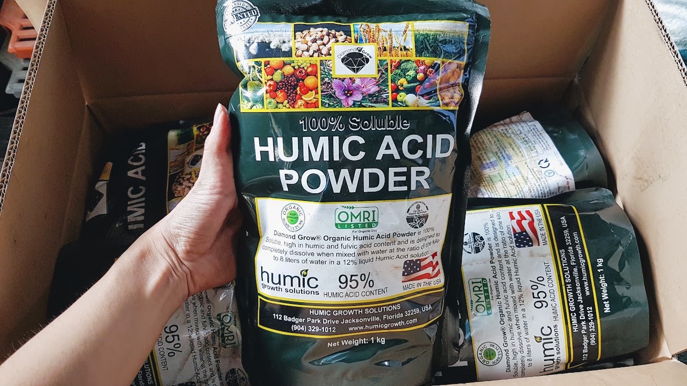 Humic Acid Powder Nhập Khẩu Mỹ Túi 1kg