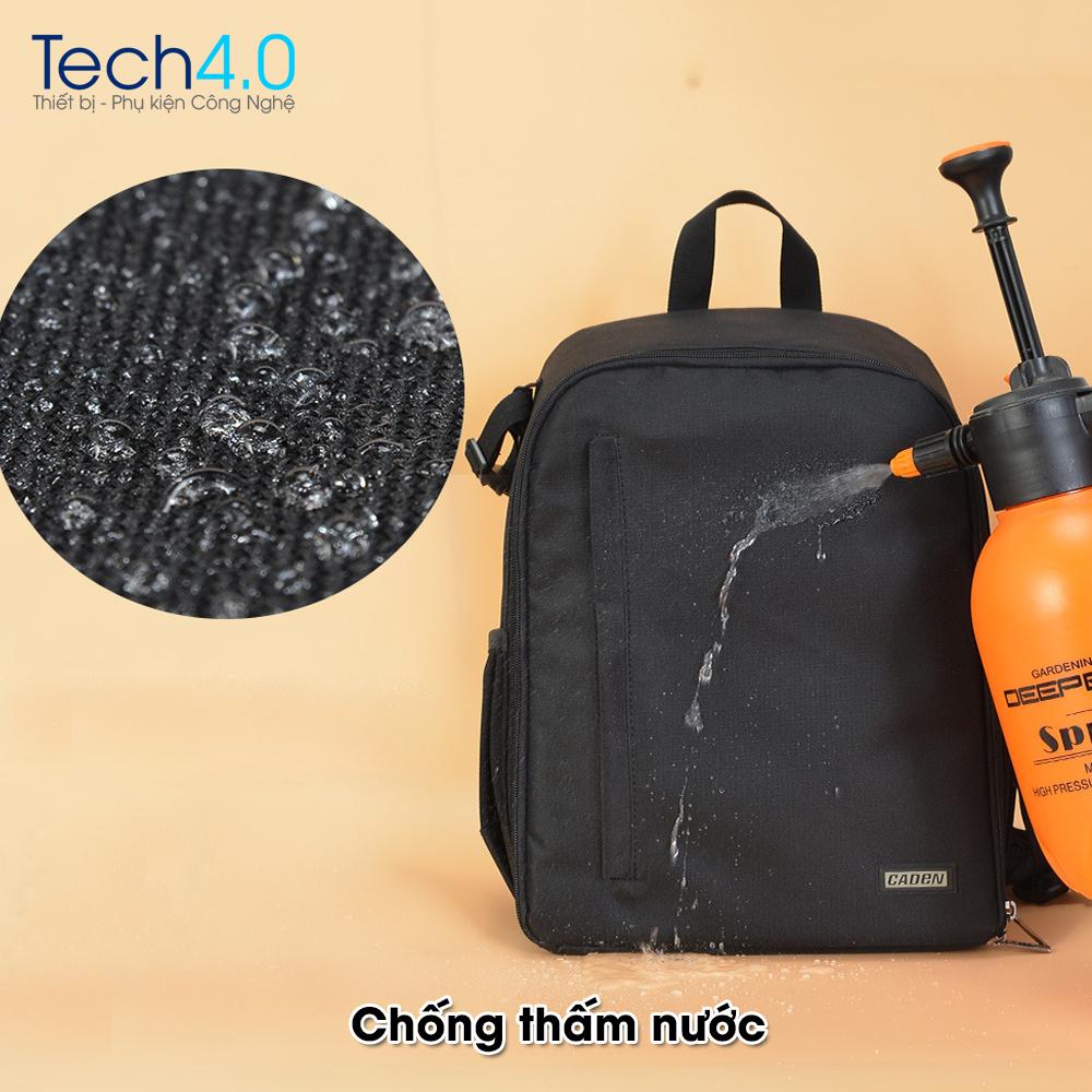 Balo máy ảnh DSLR Caden chống thấm nước