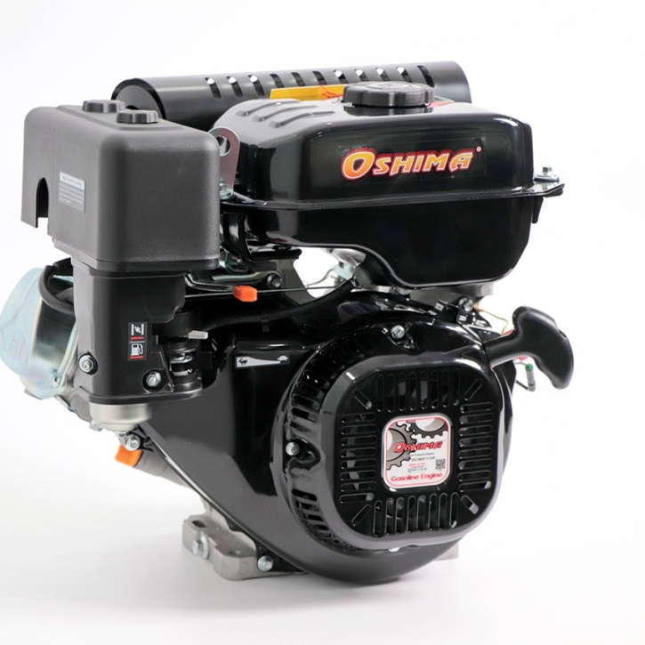 Máy nổ chạy xăng 13hp cốt thẳng oshima 185f