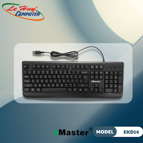 Bàn phím máy tính emaster ekd14 usb
