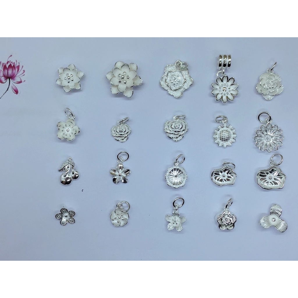 Combo Charm Bạc 925 nhiều loại - Charm Bạc 925 - Mã  CBCB01 CBCB02