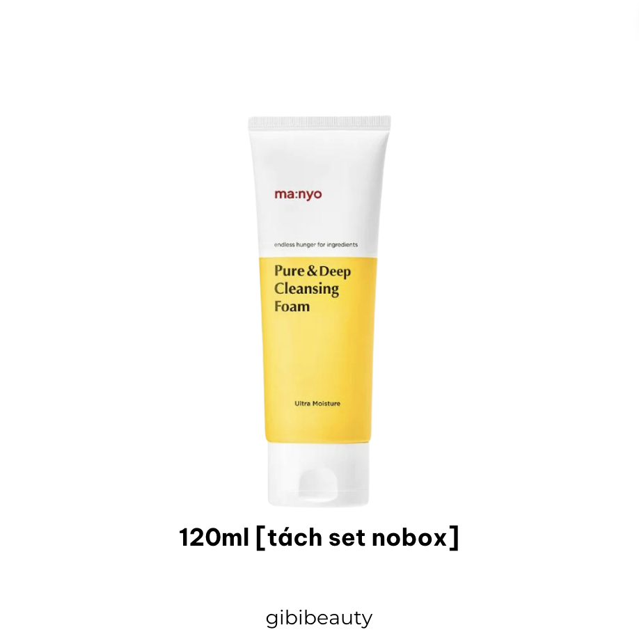 Sữa rửa mặt manyo pure and deep cleansing foam