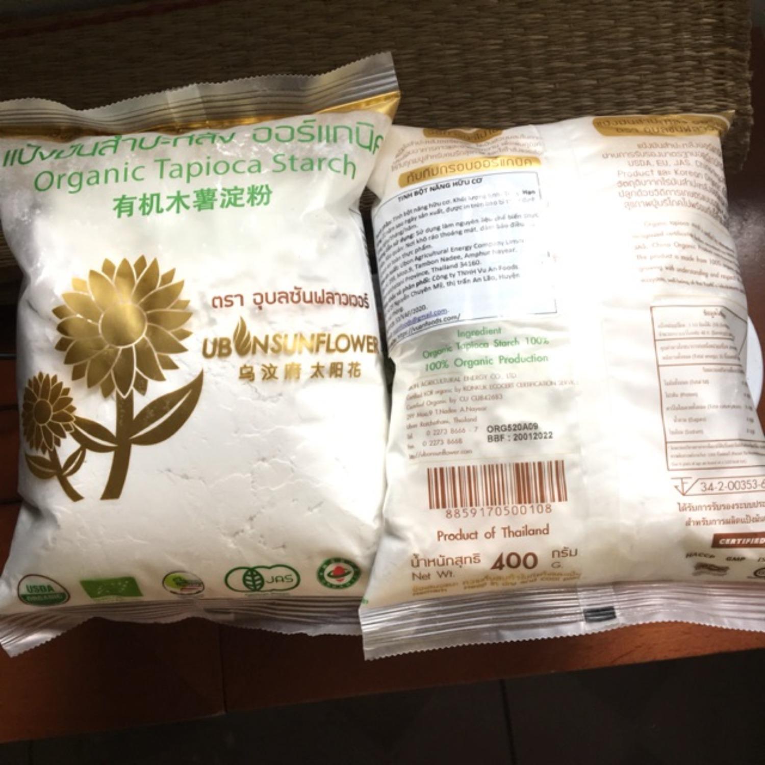 Tinh Bột Năng Hữu Cơ Thái Lan 400g