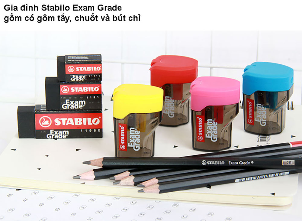 Gôm STABILO Exam Grade ER196E (đen lớn)