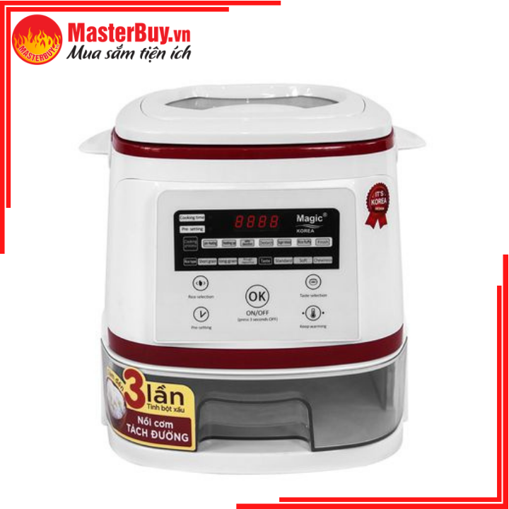 [HCM]Nồi Cơm Điện Tử Tách Đường Magic Korea A-511