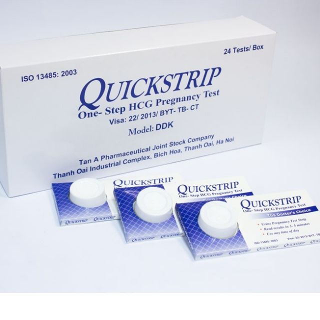 5 que thử thai - test nhanh quicktrip