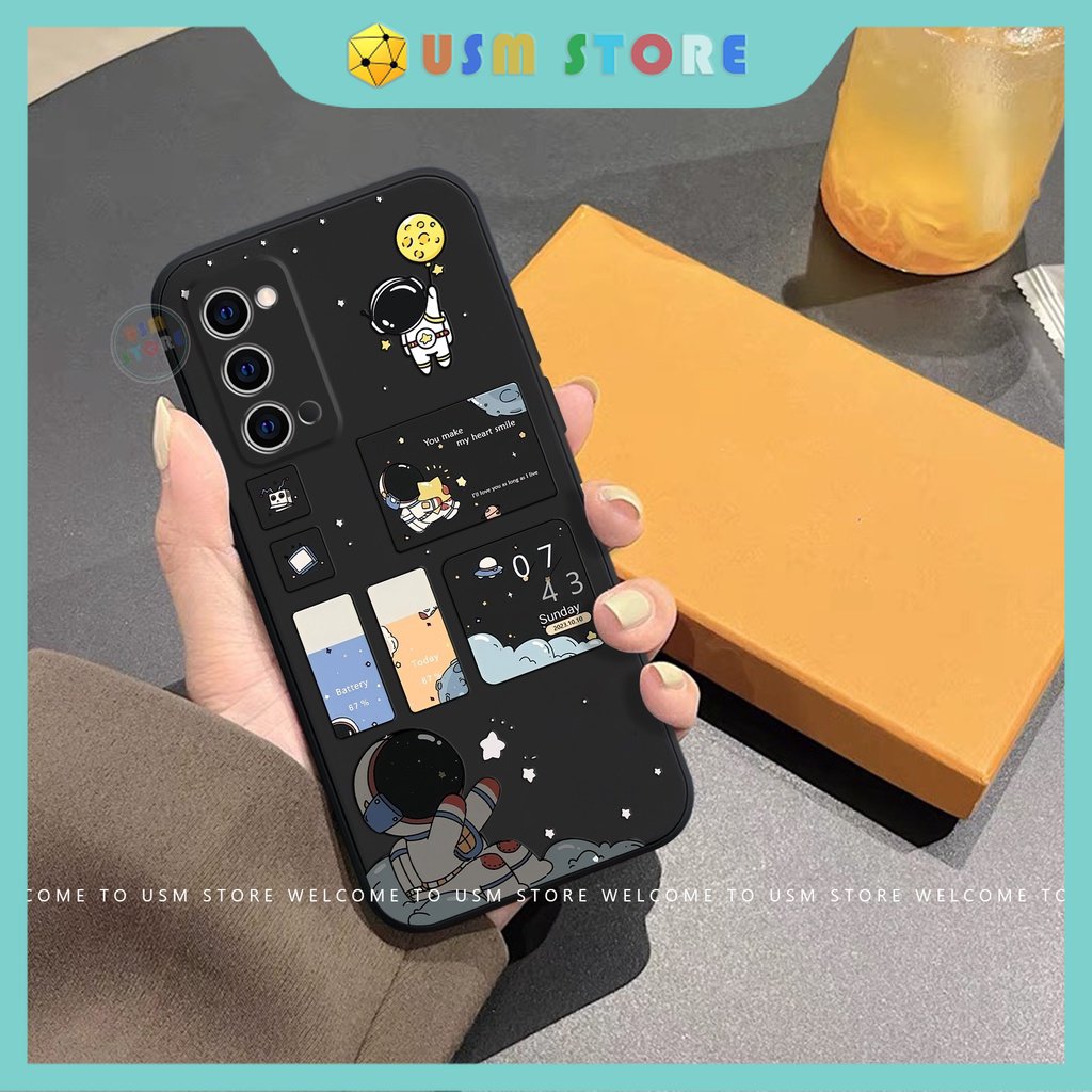 Ốp lưng phi hành gia nasa oppo realme 5s / realme 5 pro / realme q / realme 7i / realme c17 / realme c2, tpu dẻo