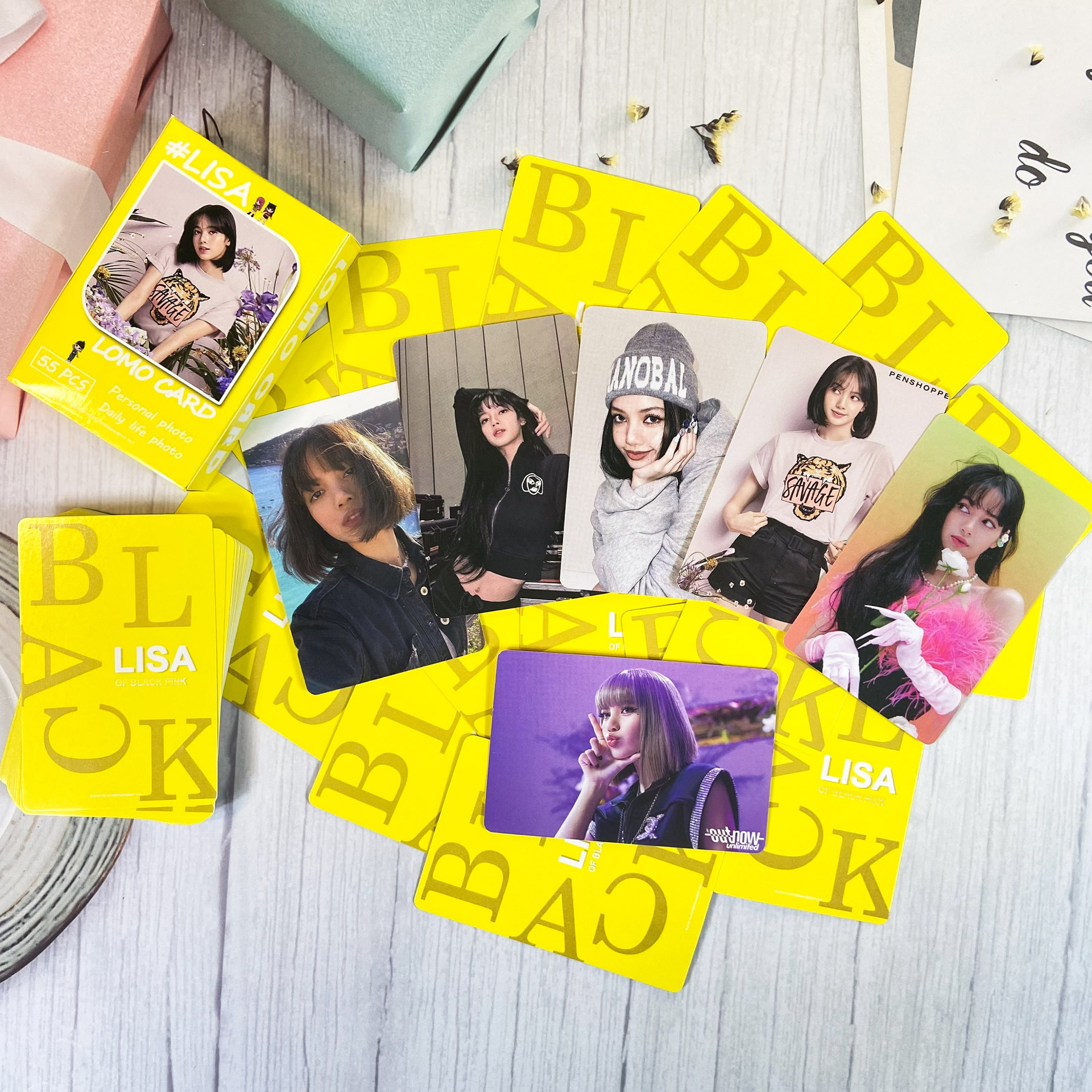 Set 55 Lomo card Blackpink Lisa