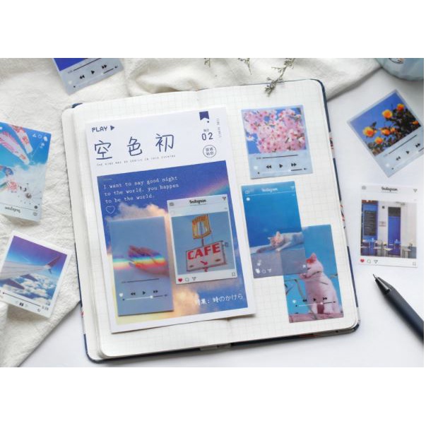 Stickers miếng dán trang trí sổ tay (4 lựa chọn)