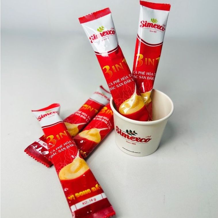 Cà phê hòa tan Simexco 3in1 Cà phê sữa (20 gói x 16g)