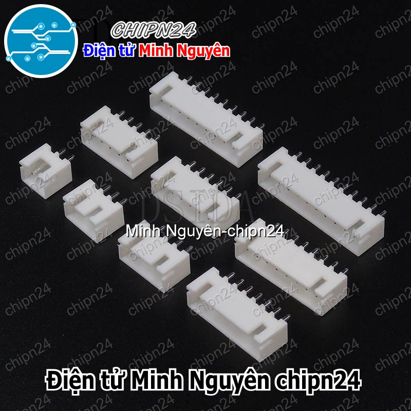 [10 cái] (F297-298) Header XH2.54 Đực Thẳng (2P/3P/4P/5P/6P/7P/8P/9P/10P/11P/12P/14p) - [Chọn Loại] - HHH.00045