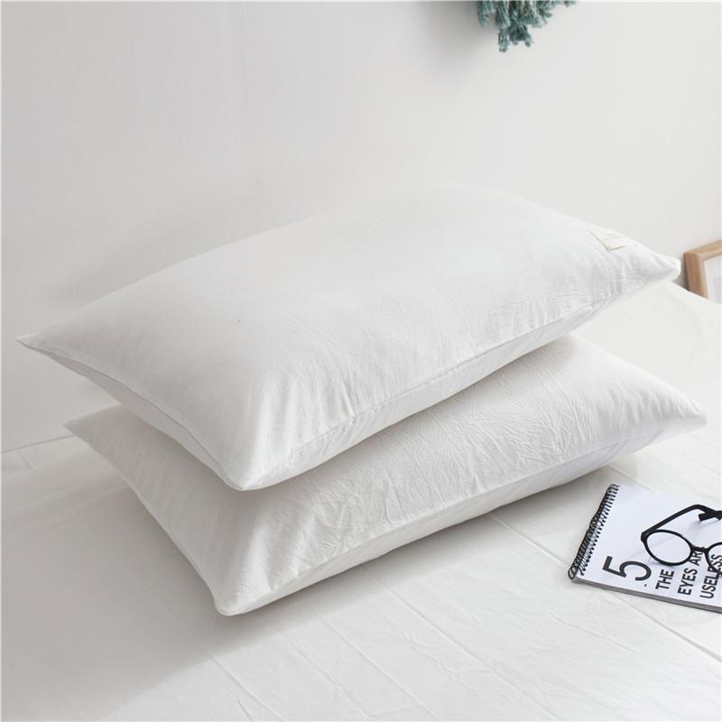 100% Cotton Bông Giặt Nước Vỏ Gối Cặp Phong Cách Nhật Bản 100% Cotton Vỏ Gối Đơn Ký Túc Xá Sinh Viên Bộ Ruột Gối 48X74 Cm