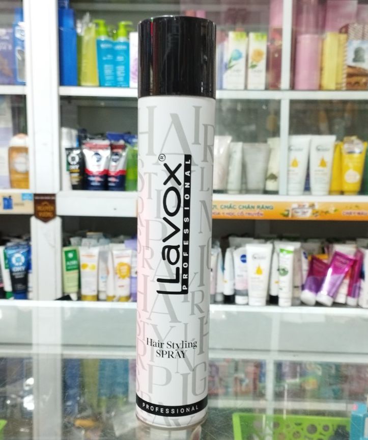 Keo tạo kiểu tóc cứng Lavox 420ml
