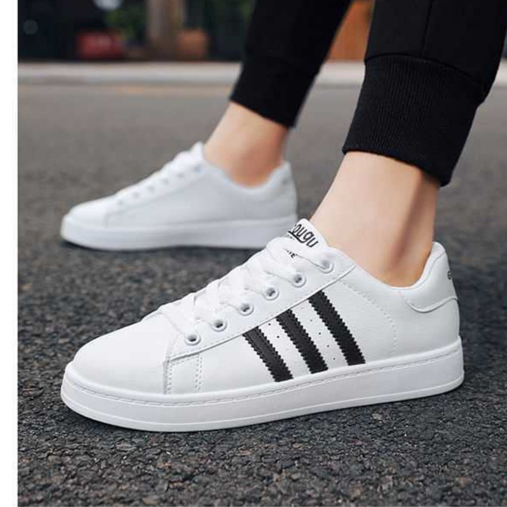 HOÀN TIỀN 15% - Giày nam sneaker giày nam đi chơi giày cặp nam nữ mẫu mới HOT 2021 chất liệu da dễ làm sạch đế nhẹ êm DOZIMAX