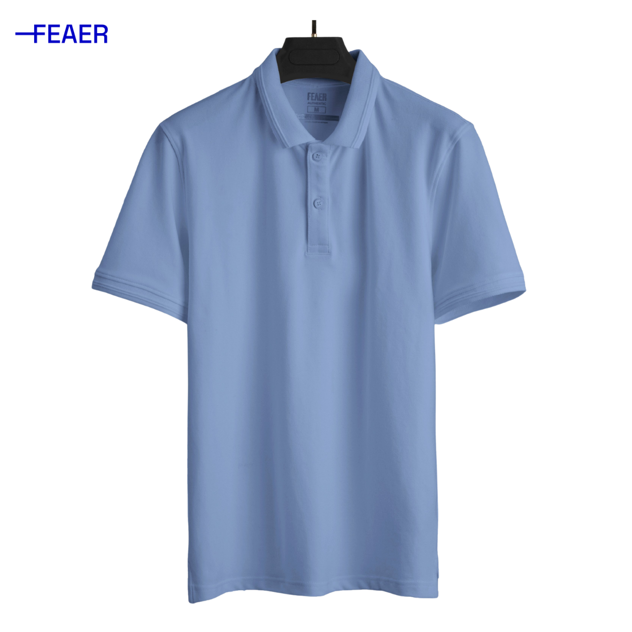 Áo polo nam FEAER chất cotton trơn Basic