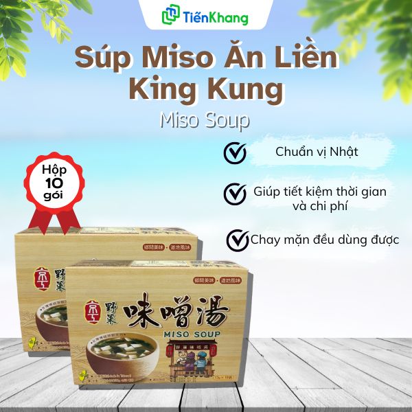 Súp Miso Ăn Liền - Miso Soup - Hộp 130g (13g x 10 Gói)