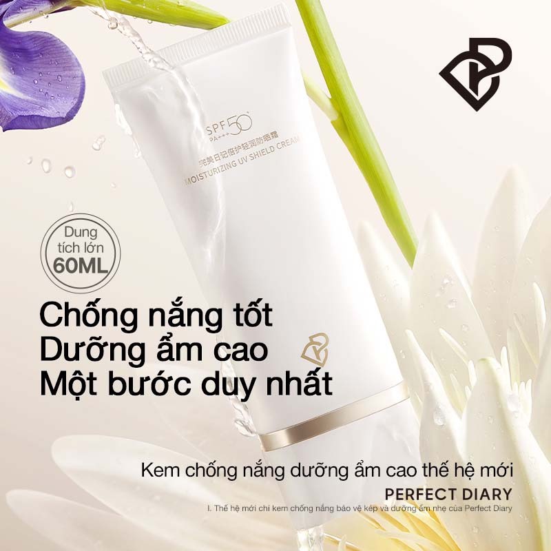 [DEAL XỊN TẾT 2024] Kem Chống Nắng Dưỡng Ẩm PERFECT DIARY SPF50+ PA+++ Dung Tích 60ML