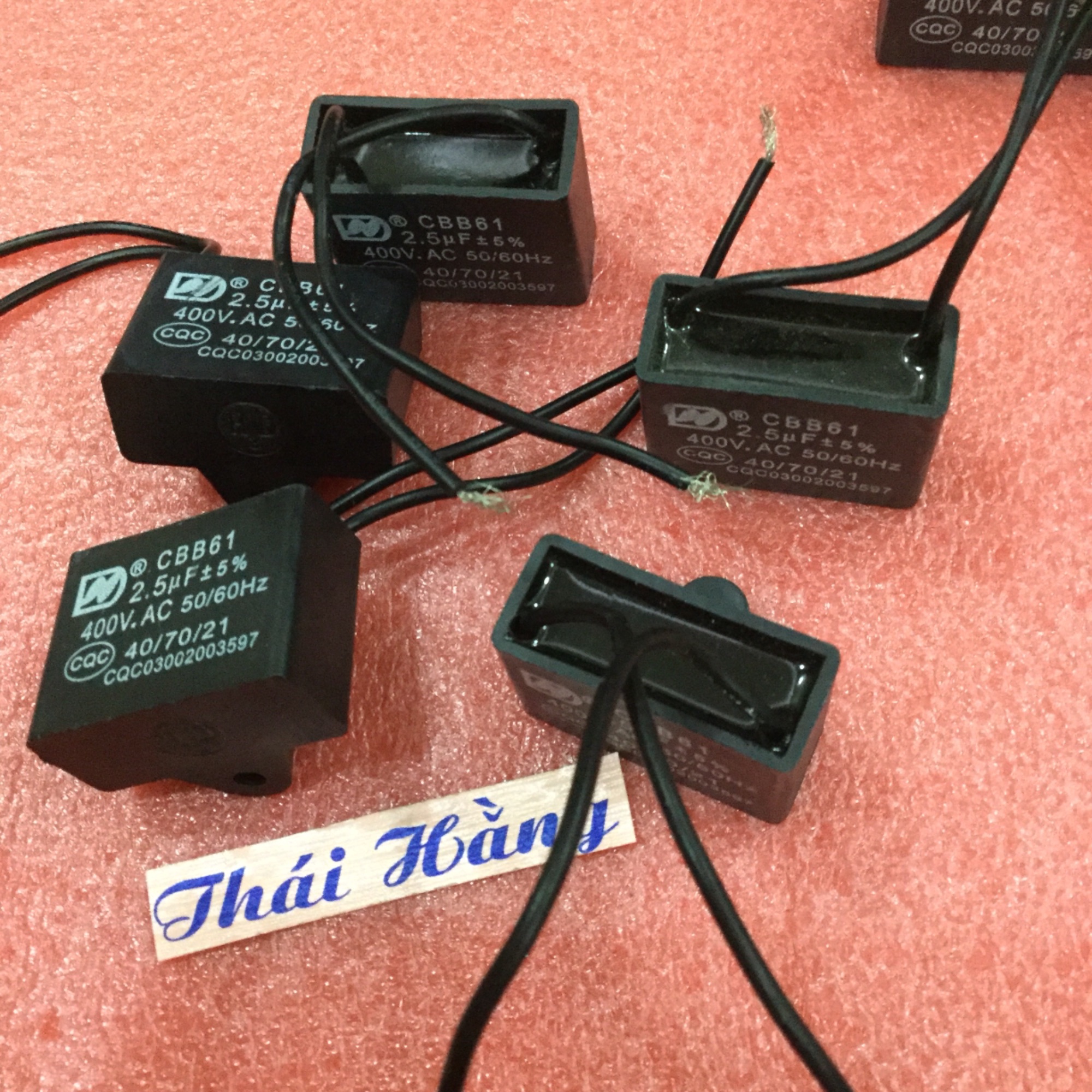 Tụ quạt CBB61 -2.5 M/400 v (5 chiếc )