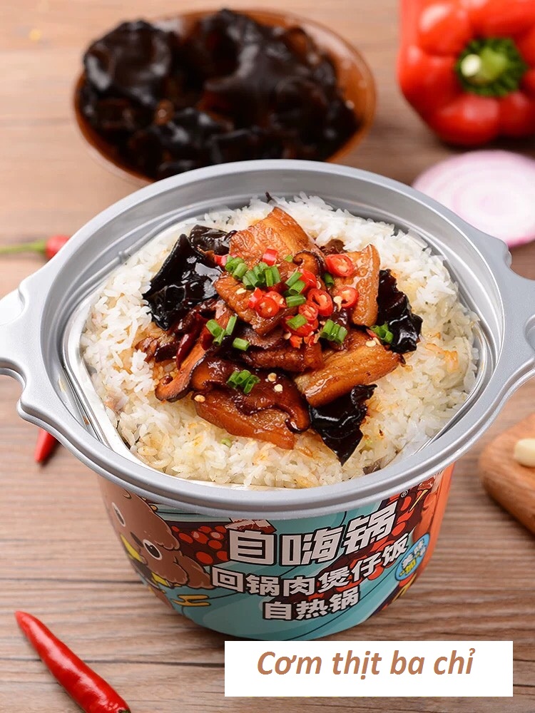 [HCM]Cơm tự sôi - Cơm ăn liền - đầy đủ vị
