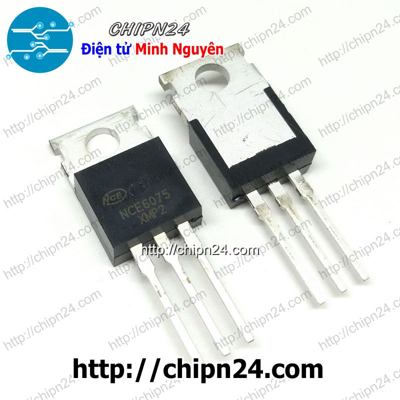 Mosfet nce6075 to-220 75a 60v kênh n