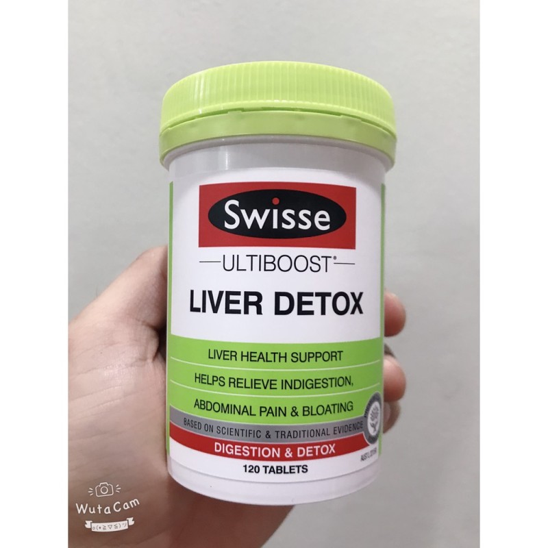 Viên uống giải độc gan Liver Detox Swisse (60v, 120v, 200v) nhập khẩu