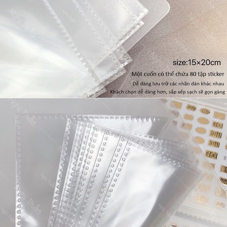 Sổ đựng sticker trong suốt