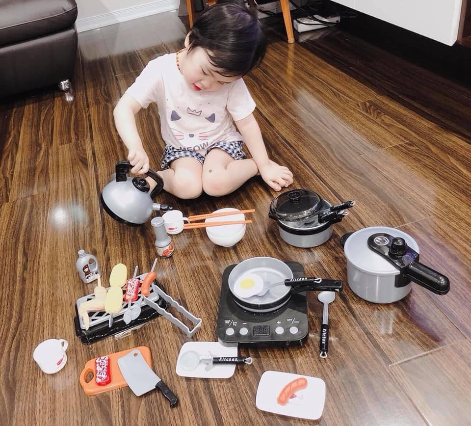 Đồ chơi nấu ăn 36 món cho bé trai và bé gái trên 3 tuổi với nhiều dụng cụ