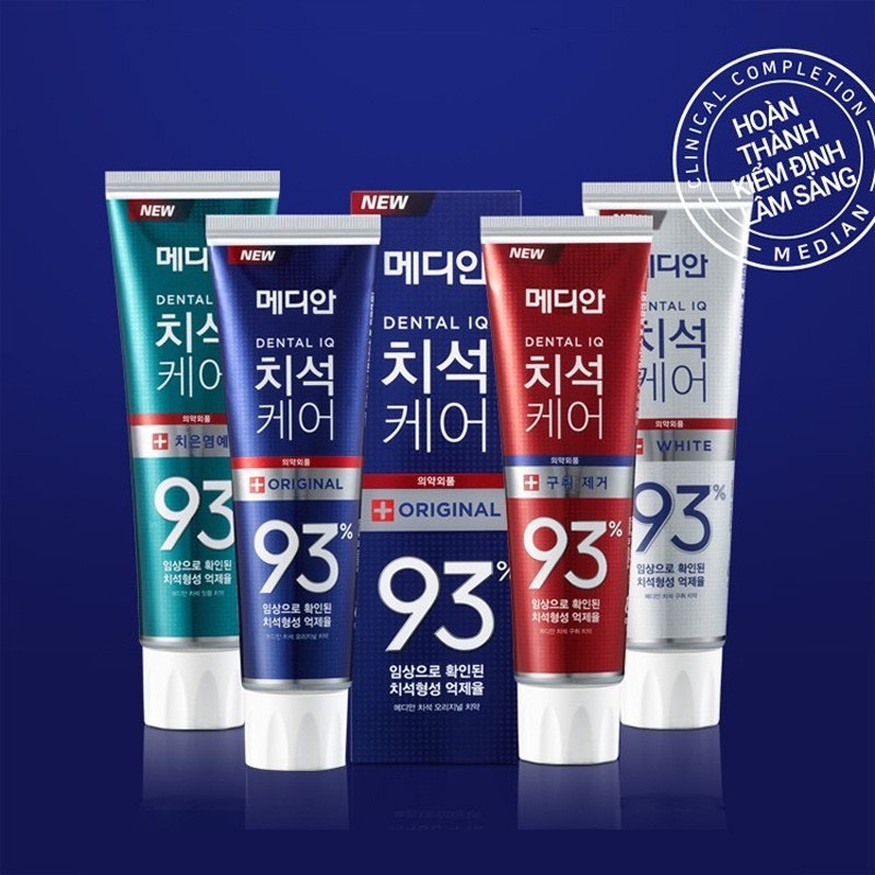 KEM ĐÁNH RĂNG 120G MEDIAN 93% HÀN QUỐC