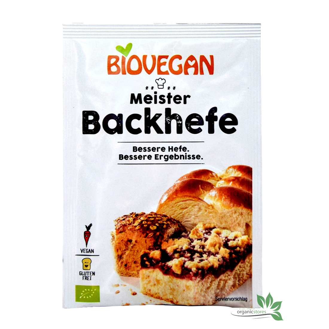 Men nở - Bột nỡ hữu cơ Biovegan