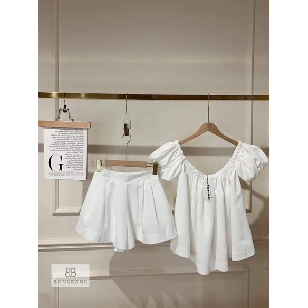 SET TRỄ VAI TIỂU THƯ CHẤT ĐŨI CAO CẤP - SET ĐỒ DẠO PHỐ XINH