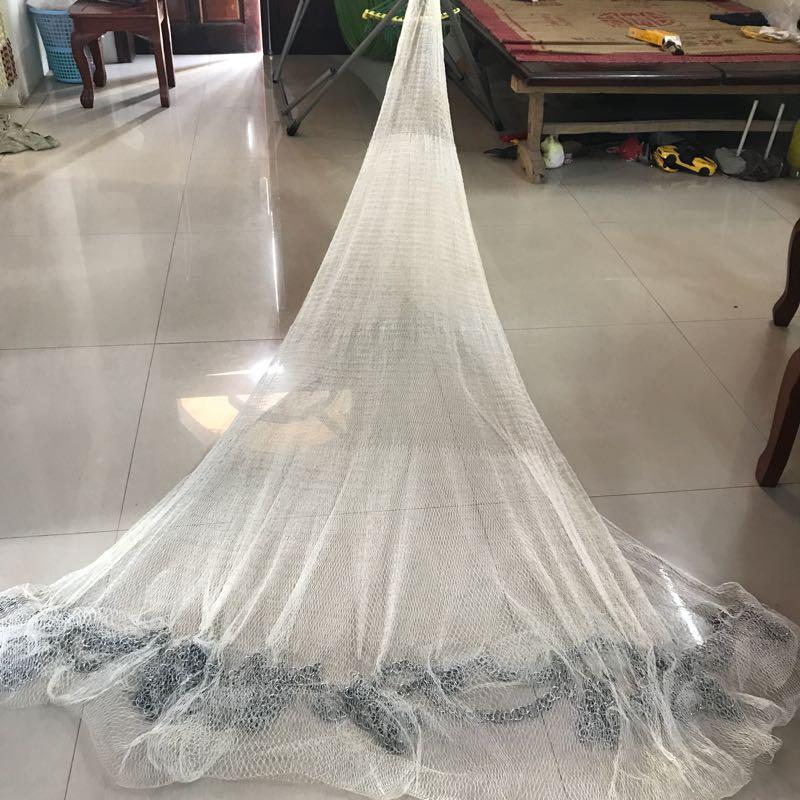 chài dù đánh cá chân xích thái lan 4kg bung 6m