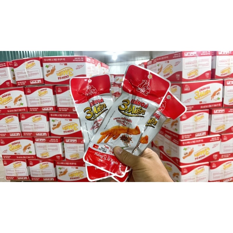 Sỉ chân gà 3 miền bịch 30 chiếc ,chân gà cay hương vị tứ xuyên cay
