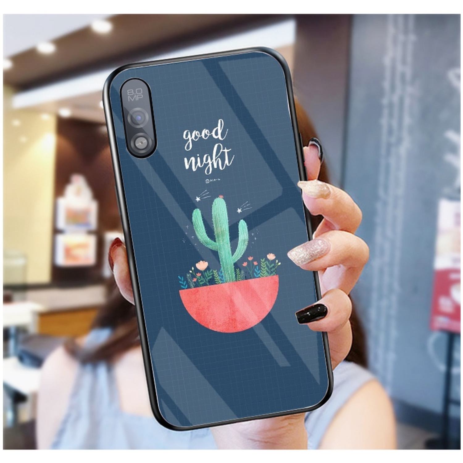 Ốp Lưng VSMART BEE 3 Ốp kính bóng cao cấp mới ƞhất