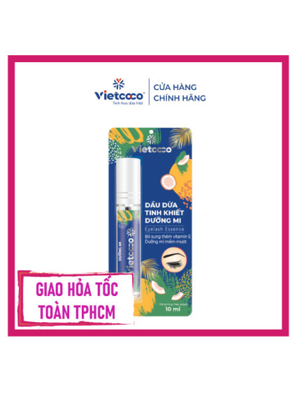 Dầu dừa tinh khiết vitamin E chai nhựa thanh vuốt dưỡng mi Vietcoco