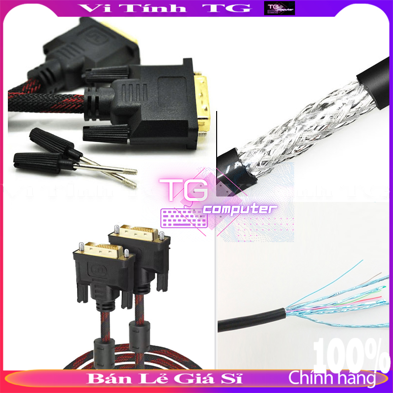 [HCM]Dây cáp Màn Hình DVI chống nhiễu hàng chất lượng