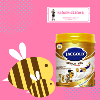 Sữa Bột LACGOLD OPTIMOM KIDS Lon 900g ( từ 0 - 12 tháng )