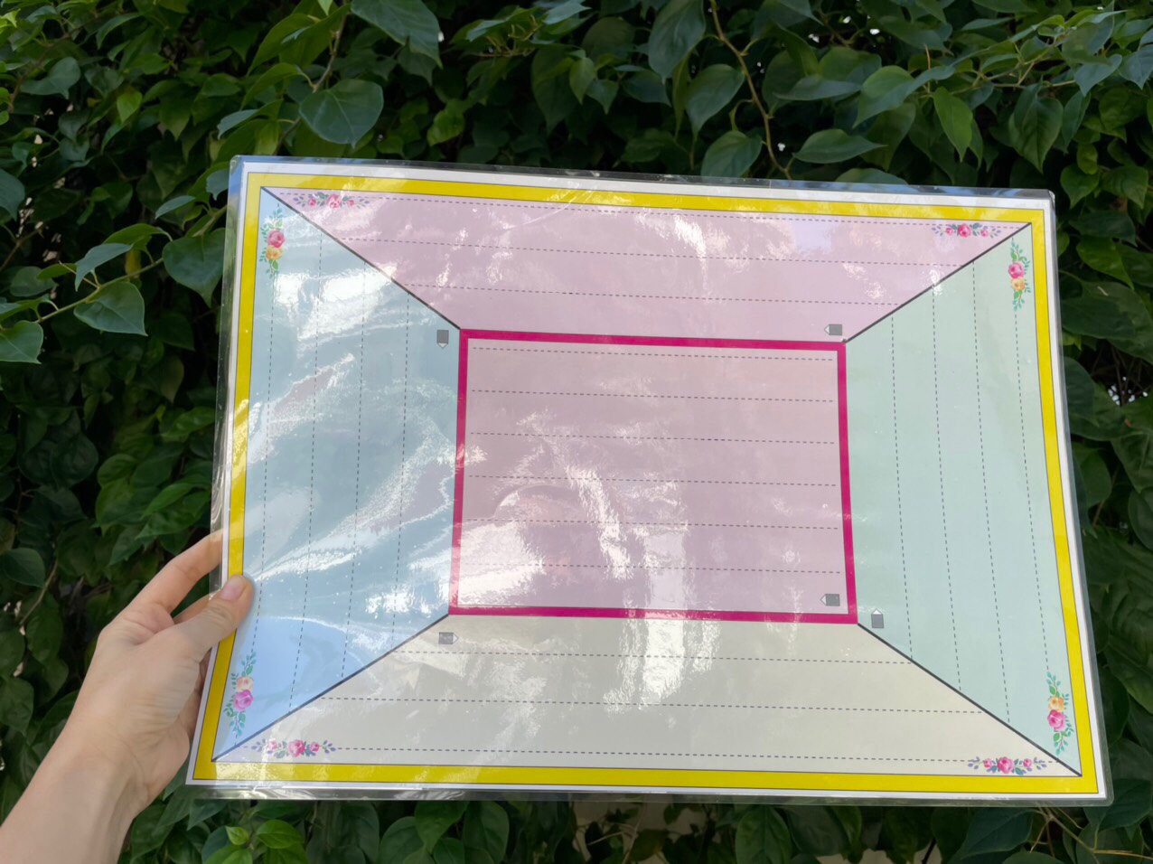 Khăn trải bàn chất liệu ép plastic, kích thước khổ a3 (giáo cụ dạy học)