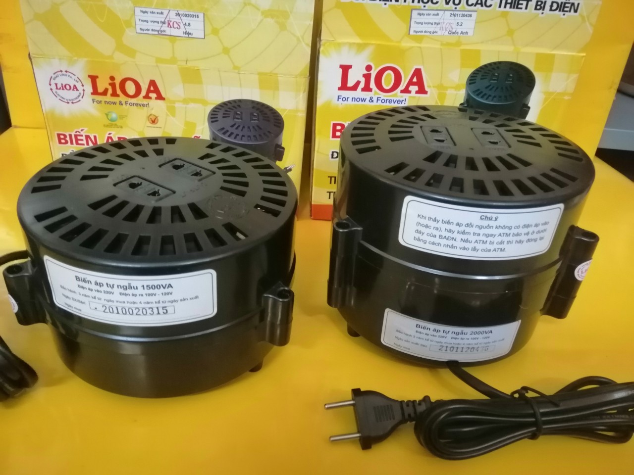 ĐỔI NGUỒN LIOA 1500W - 2000W (Đổi nguồn 220V sang 100V)