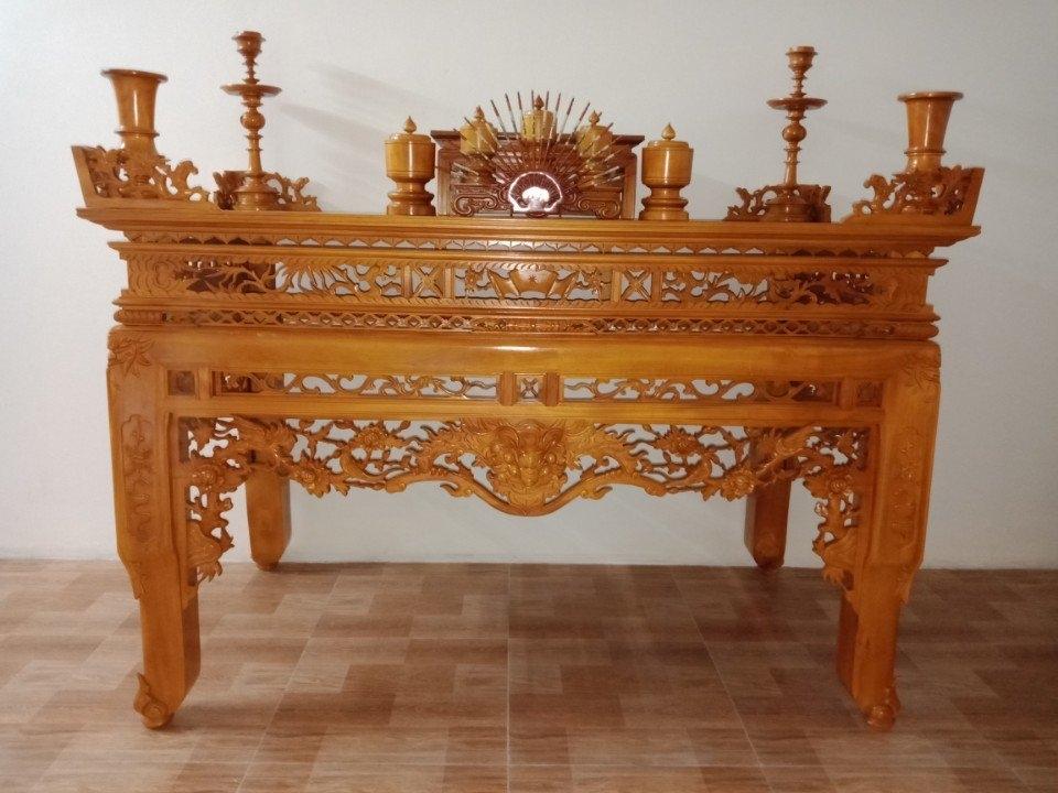 Bộ 10 đôi đũa thờ gỗ hương cao cấp