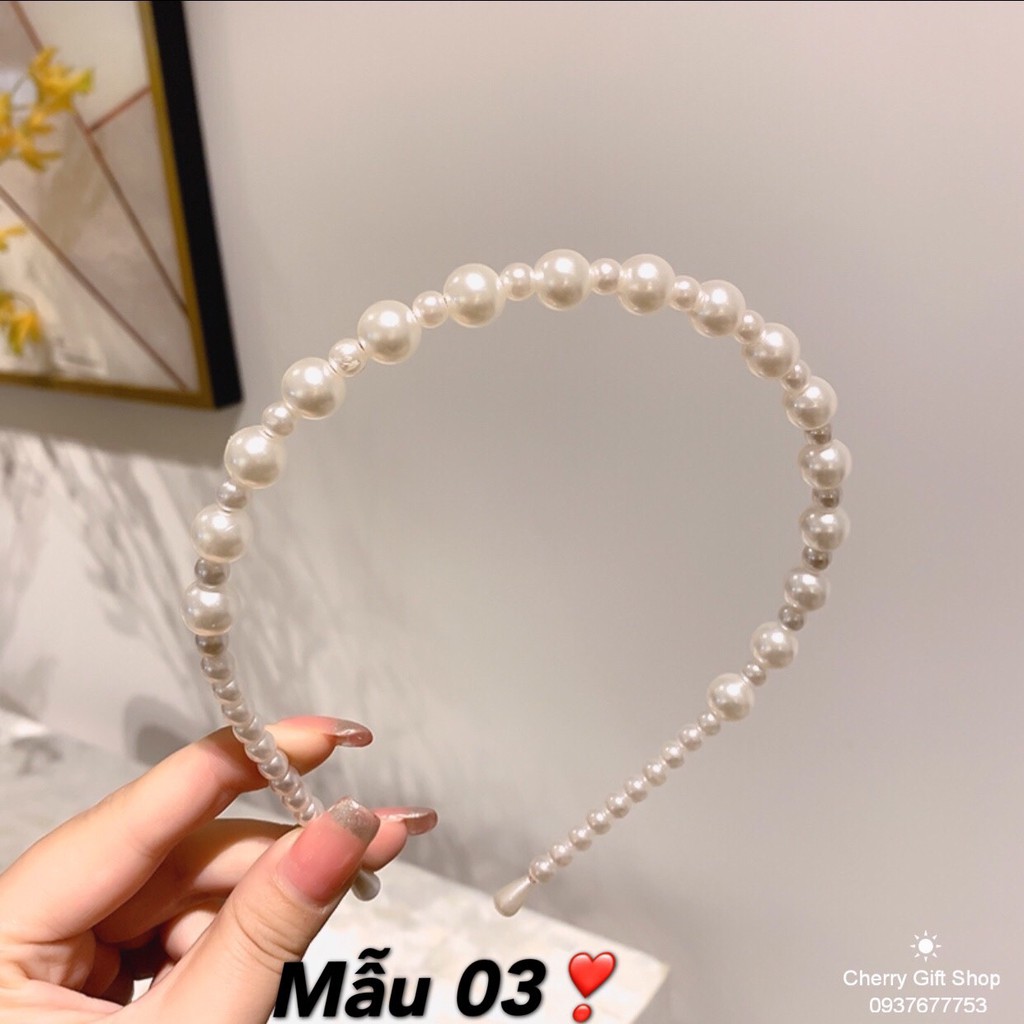 Cài Tóc Ngọc Trai Giả Phong Cách Hàn Quốc Sang Trọng Đáng Yêu