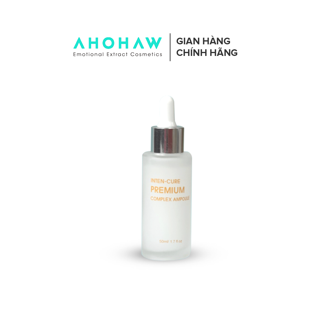 Serum tinh chất chống lão hoã ahohaw inten-cure premium complex ampoule 150ml - giảm nếp nhăn, giúp da căng mịn