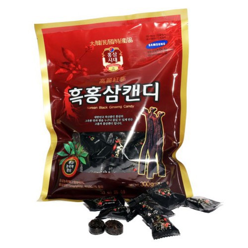 [HCM]Kẹo Hắc Sâm Hàn Quốc gói 300g