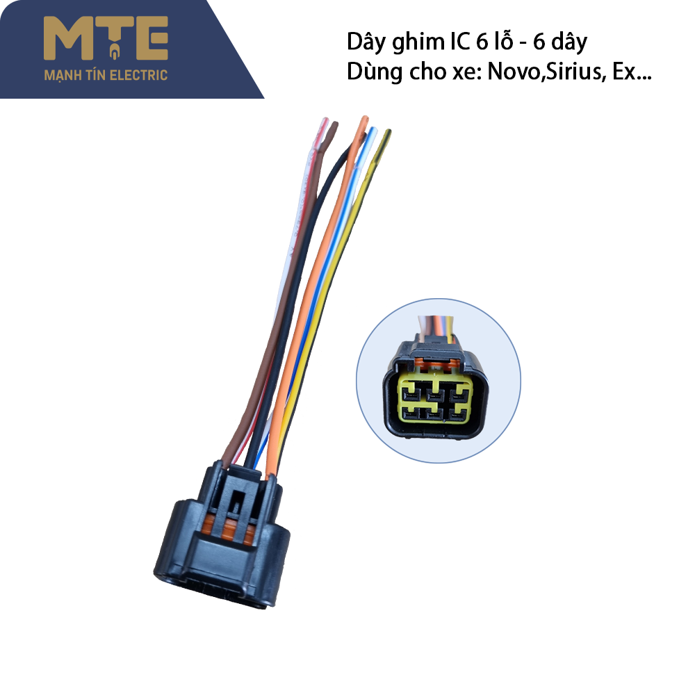 Dây ghim Ic 6 lỗ - 6 dây dùng cho xe Yamaha