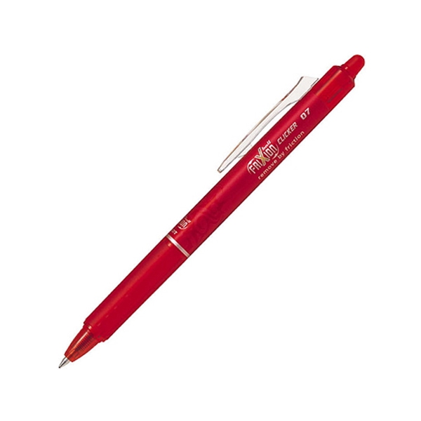 Bút bi bấm xóa được pilot frixion 0.7mm - màu đỏ