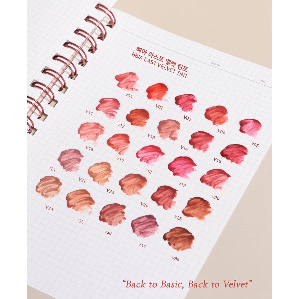 Son kem BBIA Last Velvet Lip Tint [New packaging 2022]
